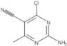 2-Amino-4-chloro-6-methyl-5-pyrimidinecarbonitrile