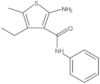 2-Amino-4-ethyl-5-methyl-N-phenyl-3-thiophenecarboxamide