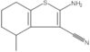 2-Amino-4,5,6,7-tetrahydro-4-methylbenzo[b]thiophene-3-carbonitrile