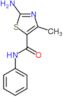 2-amino-4-methyl-N-phenyl-1,3-thiazole-5-carboxamide