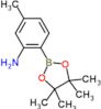 5-methyl-2-(4,4,5,5-tetramethyl-1,3,2-dioxaborolan-2-yl)aniline