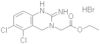 Ethyl 5,6-dichloro-3,4-dihydro-2(1H)-iminoquinazoline-3-acetate hydrobromide