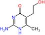 2-Amino-5-(2-hydroxyethyl)-6-methyl-4(3H)-pyrimidinone