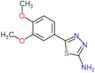 5-(3,4-dimethoxyphenyl)-1,3,4-thiadiazol-2-amine