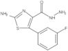 2-Amino-5-(3-fluorophenyl)-4-thiazolecarboxylic acid hydrazide