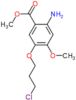 methyl 2-amino-5-(3-chloropropoxy)-4-methoxybenzoate