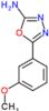 5-(3-methoxyphenyl)-1,3,4-oxadiazol-2-amine