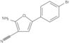2-Amino-5-(4-bromophenyl)-3-furancarbonitrile