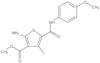 Methyl 2-amino-5-[[(4-methoxyphenyl)amino]carbonyl]-4-methyl-3-thiophenecarboxylate