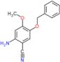 2-Amino-4-methoxy-5-(phenylmethoxy)benzonitrile