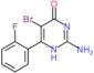 2-amino-5-bromo-6-(2-fluorophenyl)pyrimidin-4(1H)-one