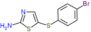 5-(4-bromophenyl)sulfanylthiazol-2-amine