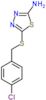 5-[(4-chlorobenzyl)sulfanyl]-1,3,4-thiadiazol-2-amine