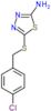 5-[[(4-Chlorophenyl)methyl]thio]-1,3,4-thiadiazol-2-amine