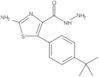 2-Amino-5-[4-(1,1-dimethylethyl)phenyl]-4-thiazolecarboxylic acid hydrazide