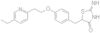 2-Amino-5-[[4-[2-(5-etil-2-piridinil)etossi]fenil]metil]-4(5H)-tiazolone