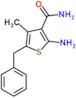 2-amino-5-benzyl-4-methylthiophene-3-carboxamide