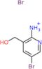 5-bromo-3-(hydroxymethyl)pyridin-2-aminium bromide