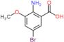 2-amino-5-bromo-3-methoxy-benzoic acid