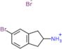 5-bromo-2,3-dihydro-1H-inden-2-aminium bromide