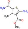 methyl 2-amino-5-carbamoyl-4-methylthiophene-3-carboxylate