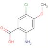 Benzoic acid, 2-amino-5-chloro-4-methoxy-