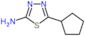 5-cyclopentyl-1,3,4-thiadiazol-2-amine