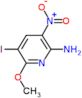 5-iodo-6-methoxy-3-nitro-pyridin-2-amine