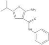 2-Amino-5-(1-methylethyl)-N-phenyl-3-thiophenecarboxamide