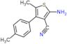 2-amino-5-methyl-4-(4-methylphenyl)thiophene-3-carbonitrile