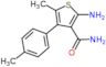 2-amino-5-methyl-4-(4-methylphenyl)thiophene-3-carboxamide