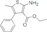 2-Amino-3-carboethoxy-5-methyl-4-phenylthiophene