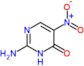 2-amino-5-nitropyrimidin-4(3H)-one