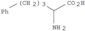 Benzenepentanoic acid, a-amino-