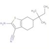 2-Amino-6-(1,1-dimethylpropyl)-4,5,6,7-tetrahydrobenzo[b]thiophene-3-carbonitrile