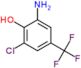 2-amino-6-chloro-4-(trifluoromethyl)phenol