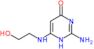 2-amino-6-[(2-hydroxyethyl)amino]pyrimidin-4(1H)-one