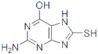 2-Amino-6-hydroxy-8-mercaptopurine