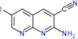 2-amino-6-iodo-1,8-naphthyridine-3-carbonitrile