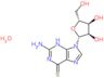 2-amino-9-beta-D-ribofuranosyl-3,9-dihydro-6H-purine-6-thione hydrate