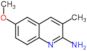 6-Methoxy-3-methyl-2-quinolinamine