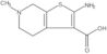 2-Amino-4,5,6,7-tetrahydro-6-methylthieno[2,3-c]pyridine-3-carboxylic acid