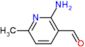 3-pyridinecarboxaldehyde, 2-amino-6-methyl-