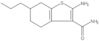 2-Amino-4,5,6,7-tetrahydro-6-propylbenzo[b]thiophene-3-carboxamide