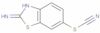 2-Amino-6-benzothiazolyl thiocyanate