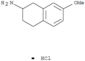 2-Naphthalenamine,1,2,3,4-tetrahydro-7-methoxy-, hydrochloride (1:1)