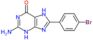 2-amino-8-(4-bromophenyl)-3,7-dihydro-6H-purin-6-one