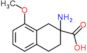 2-amino-8-methoxy-tetralin-2-carboxylic acid