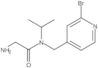 2-Amino-N-[(2-bromo-4-pyridinyl)methyl]-N-(1-methylethyl)acetamide