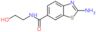 2-amino-N-(2-hydroxyethyl)-1,3-benzothiazole-6-carboxamide